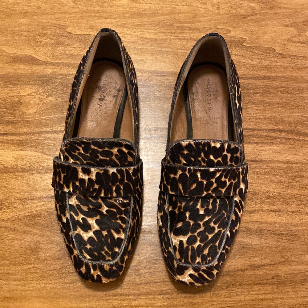 Halogen Leopard Flats Size 7M